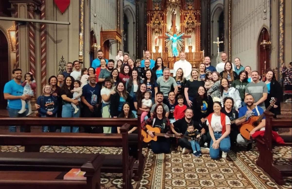 Foto de capa da notícia Catedral Diocesana passa a ser o ponto de encontro da Escola Missionária do Emaús da Diocese de Caxias do Sul