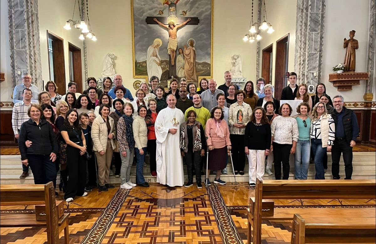 Foto de capa da notícia Retiro Paroquial das lideranças da Catedral de Caxias reúne mais de 60 pessoas, em Farroupilha