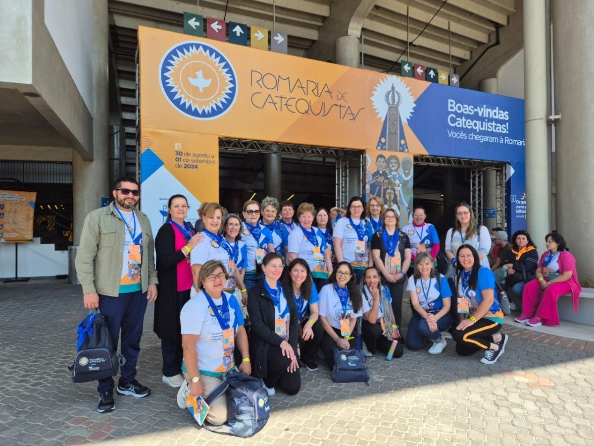 Diocese de Caxias do Sul participa da 1ª  Romaria Nacional de Catequistas, em Aparecida