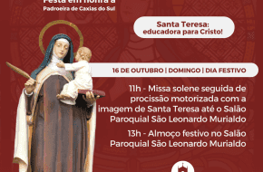 Foto de capa da notícia Dia Festivo de Santa Teresa