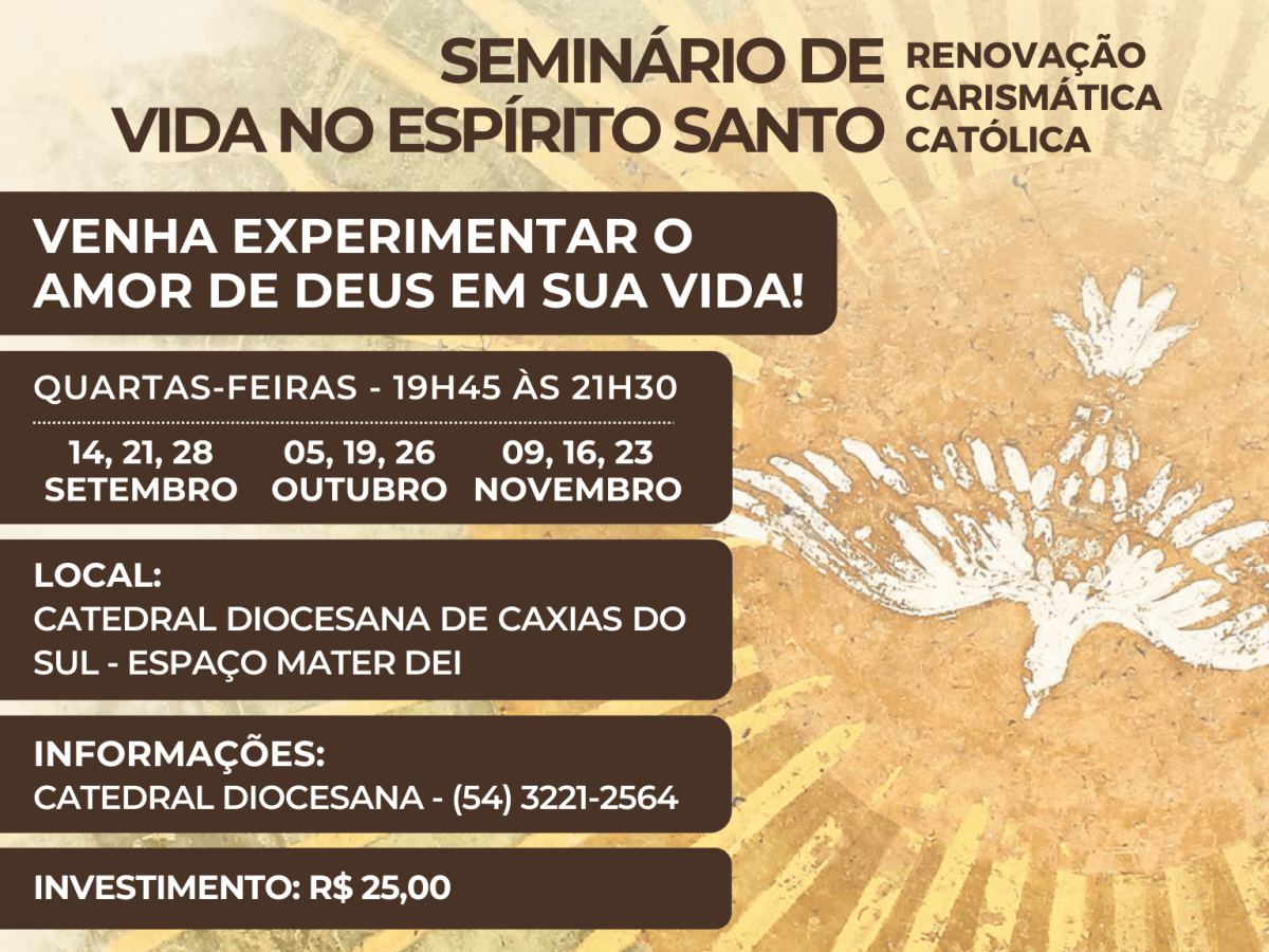 Grupos de oração da Regional Centro de Caxias do Sul preparam o Seminário de Vida no Espírito Santo