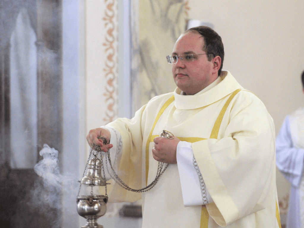 Seminarista Cristian Fabiani é ordenado diácono em Nova Prata